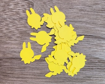 Pikachu Confetti: Yellow Party Decorations
