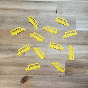Confettis d'autobus scolaire