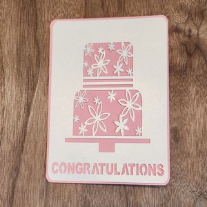 Carte florale de félicitations