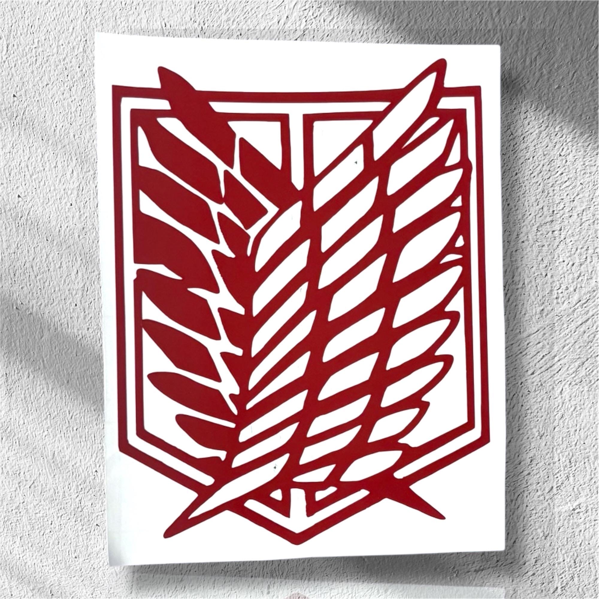 Emblema De Alas De Ataque a Los Titanes - Etsy, image size:2000x2000