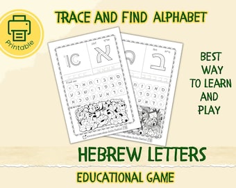 Hebrew Alphabet Tracing Worksheets: Letter Recognition & Coloring (PDF)