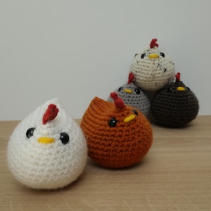 Anti-stress Chicken (Crochet Plush)