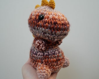 Dinosaure Multicolore (Peluche au Crochet)