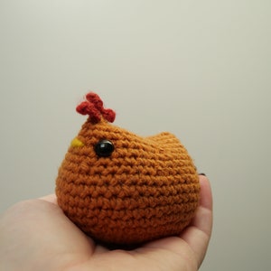 Poulette Anti-stress Peluche au crochet Orange