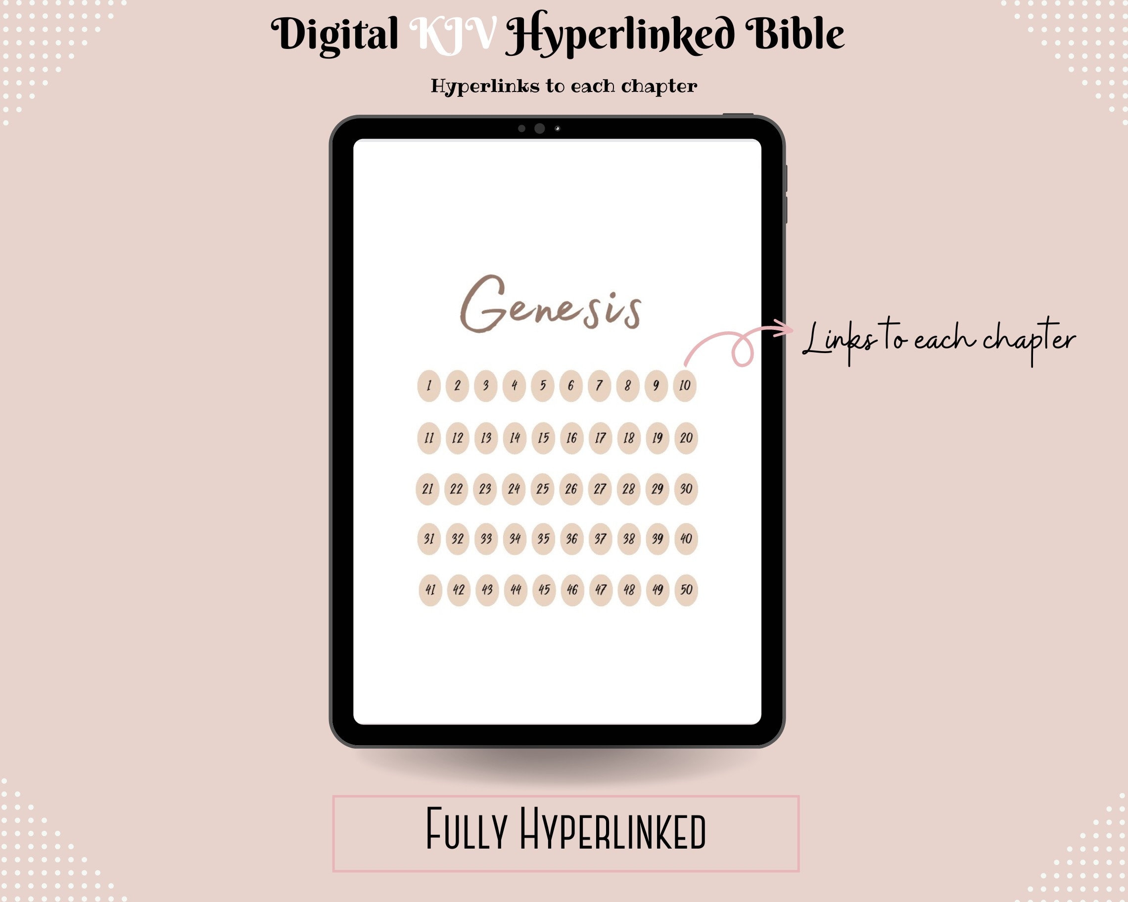 Digital KJV Journaling Bible With Hyperlinks Hyperlinked - Etsy