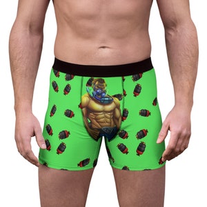 Funny Apex Legends Caustic Gas Daddy Boxer Briefs - Hilarious Gamer Underwear Funny Apex Legends Inspired Underwear