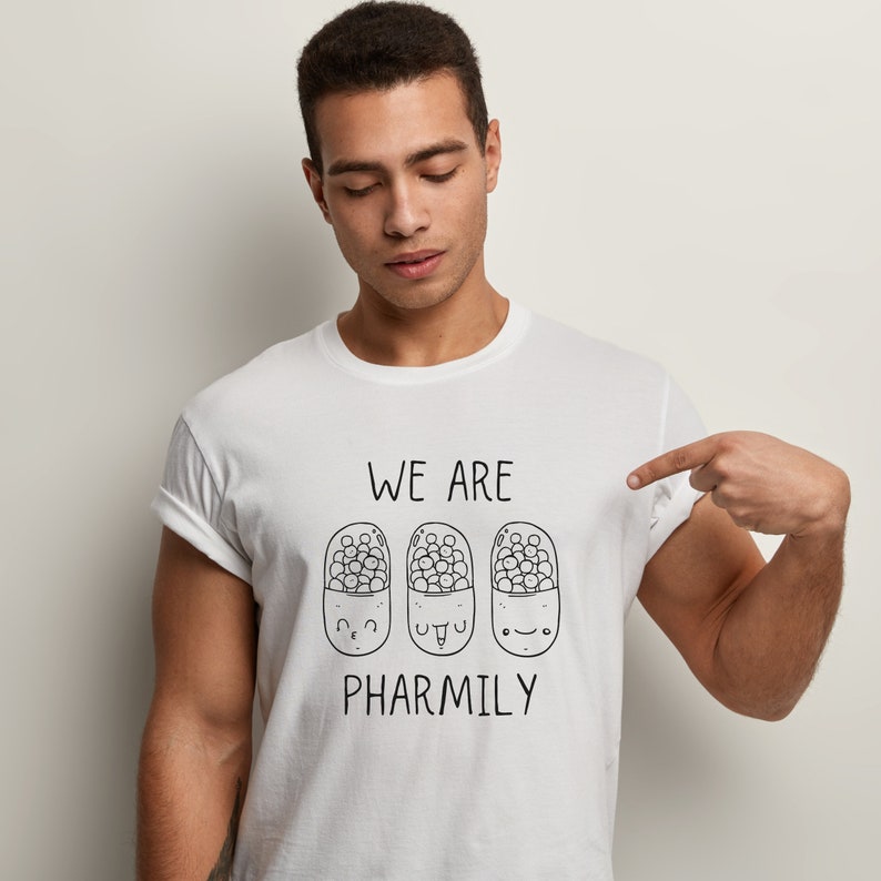 We Are Pharmily Shirt, Funny Pharmacy Tee, Pharmacy Tech Gifts ...