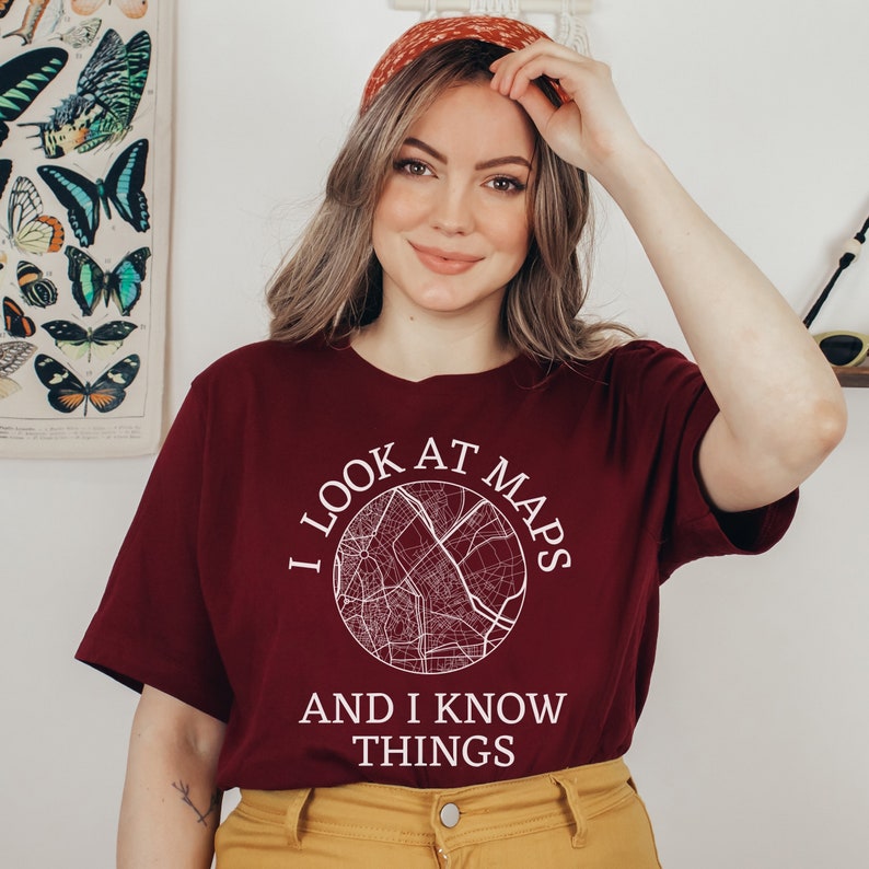 Cartographer Shirt, Geography Teacher Tee, Funny Gift for Land Surveyor