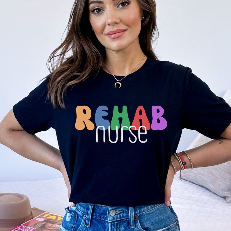 Vintage Rehab Nurse Shirt, Retro Rehab Nursing Tshirt, Cardiology