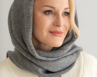 Grey Cashmere Scarf - 100% Pure Cashmere - Timeless Elegance and Comfort