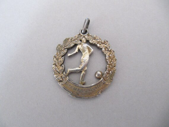 1920s vermeil silver athletic sports medal, Vinta… - image 3