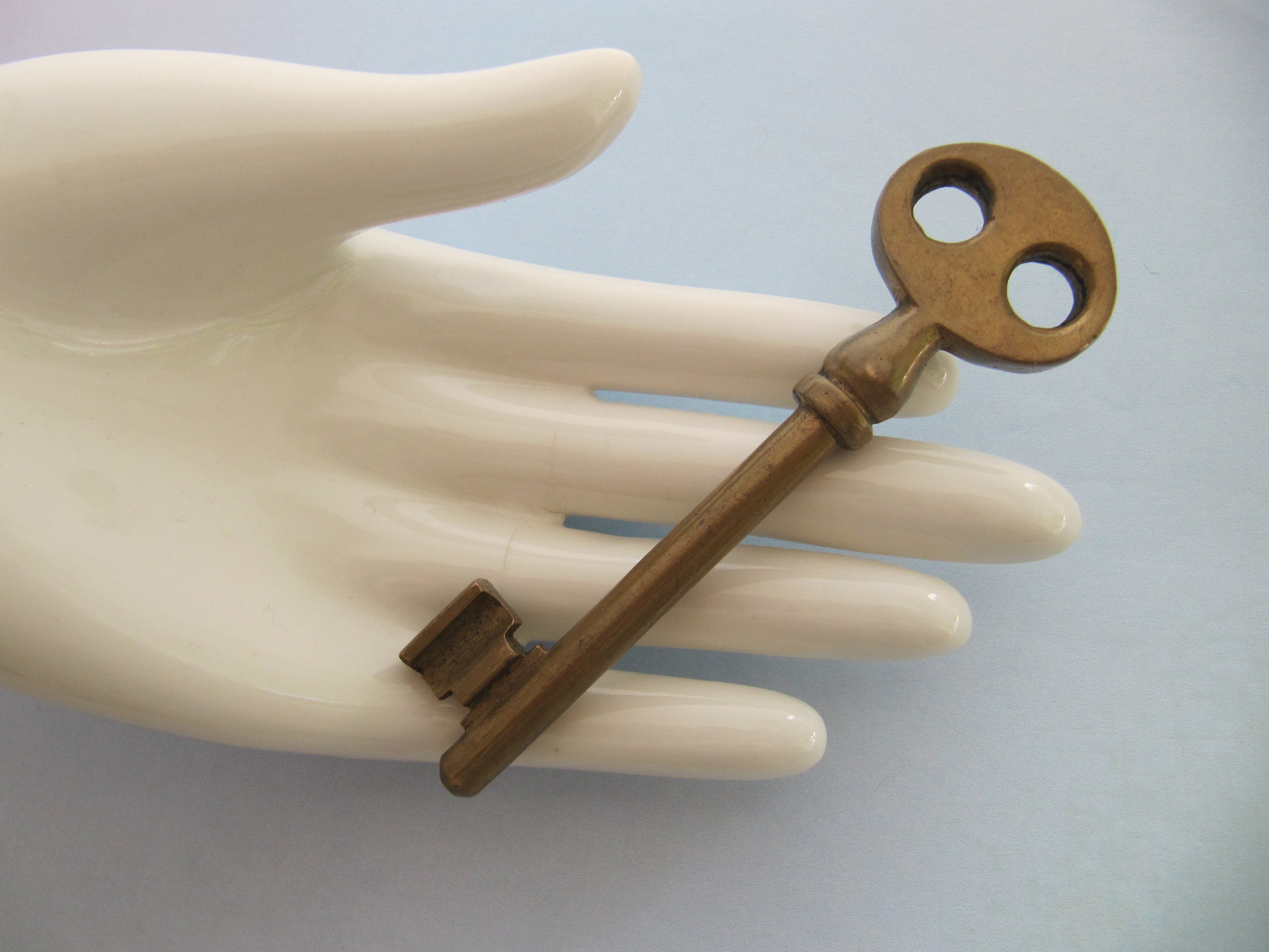 French Large Weighty Vintage Hotel Key?? Solid Bronze Made in France - Etsy