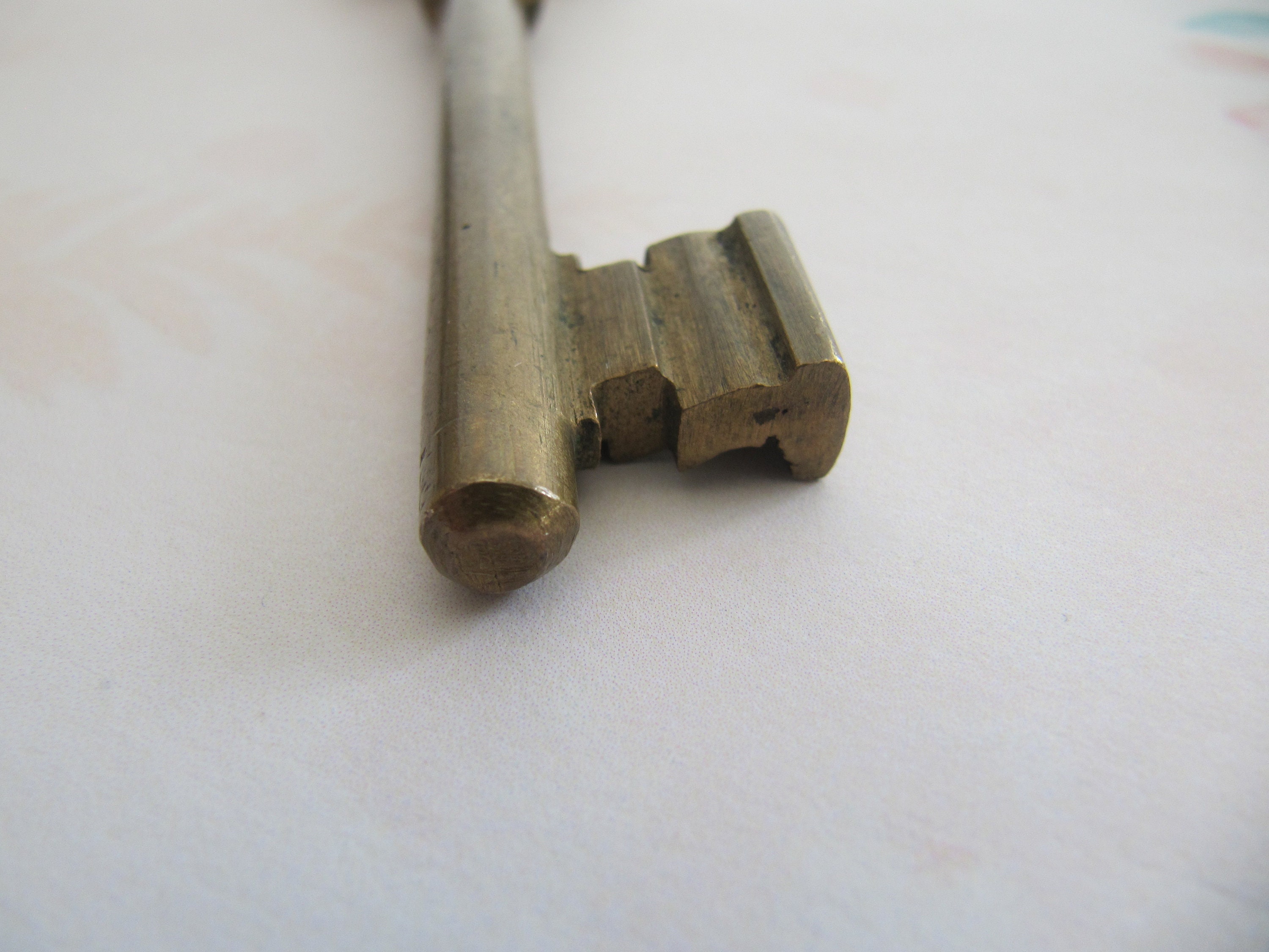 French Large Weighty Vintage Hotel Key?? Solid Bronze Made in France - Etsy