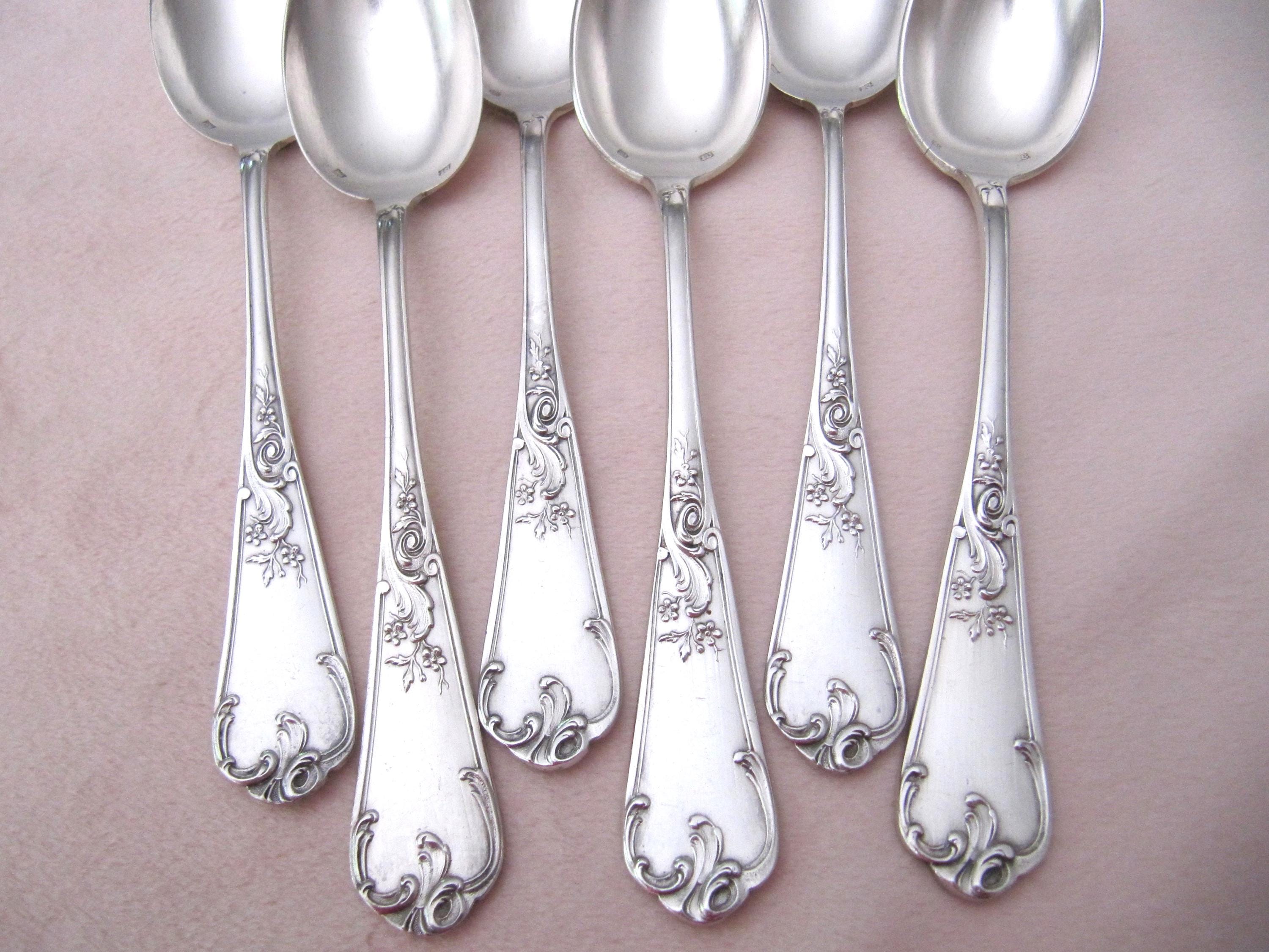 銀のスプーン6本 - Etsy 日本