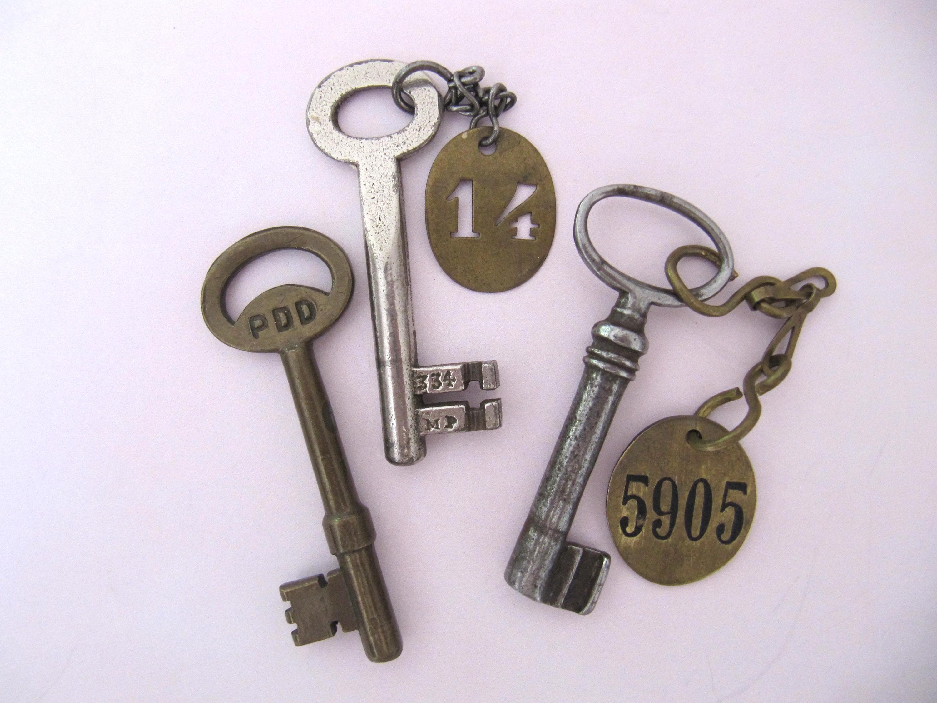 Vintage European Hotel Keys - Etsy