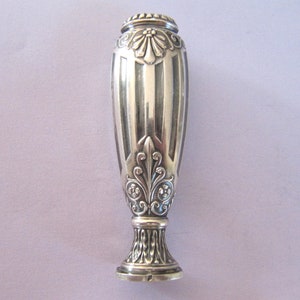 French Wax seal Stamp EMPIRE design for sealing wax, Solid Silver Art Nouveau Antique to Vintage, Boars Head hallmark 800 silver No Monogram