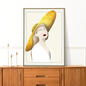 Printable Wall Art, Feminist Poster, Bauhaus Poster, Printable Pop Art, Japanese Pop Art