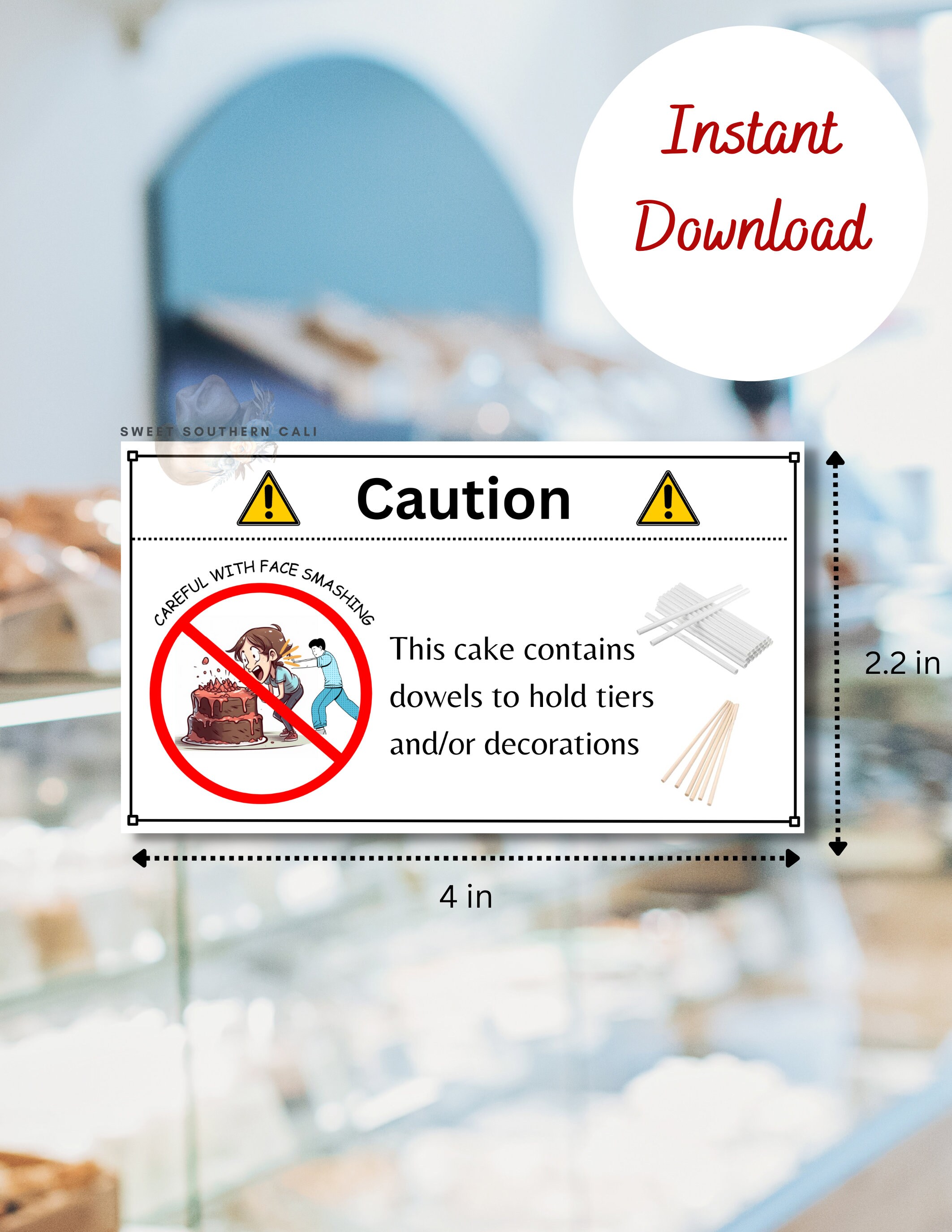 200 Cake/Cupcake Food Allergy Warning Labels – Best Before & Allergen Stickers