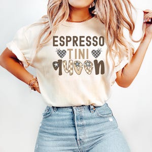 Espresso Tini Queen Shirt, Espresso Martini Shirt, Coffee Lover Shirt, Martini Shirt, Comfort Colors T-Shirt, Cute Retro Coffee Martini Tee