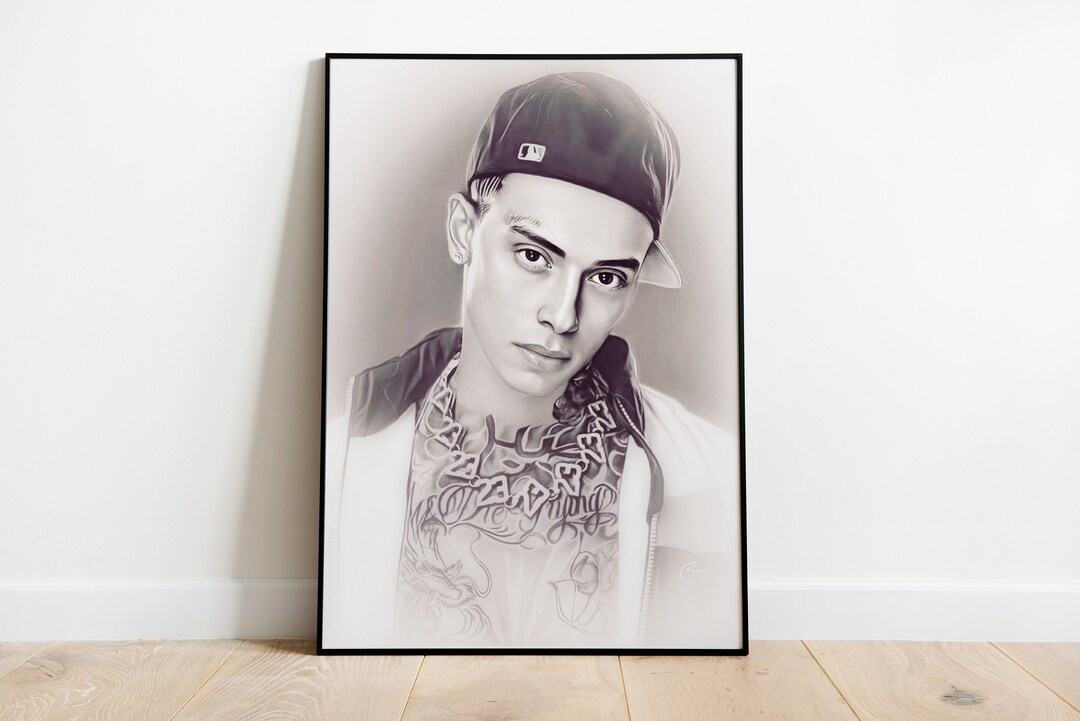 Central Cee Drawing Poster Hip Hop Rap Trapstar Digital Etsy