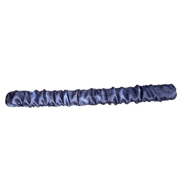 Celestial charmeuse scrunch headband, 1 in width