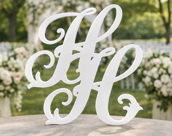 custom monogram sign, wedding hanging monogram, wooden crest sign, wooden crest wedding, personalized wedding sign, family crest sign