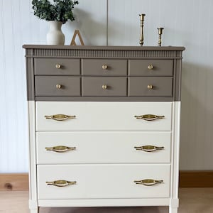 SOLD!  Modern farmhouse dresser, refinished furniture, restored furniture, modern dresser, modern furniture, refurbished furniture