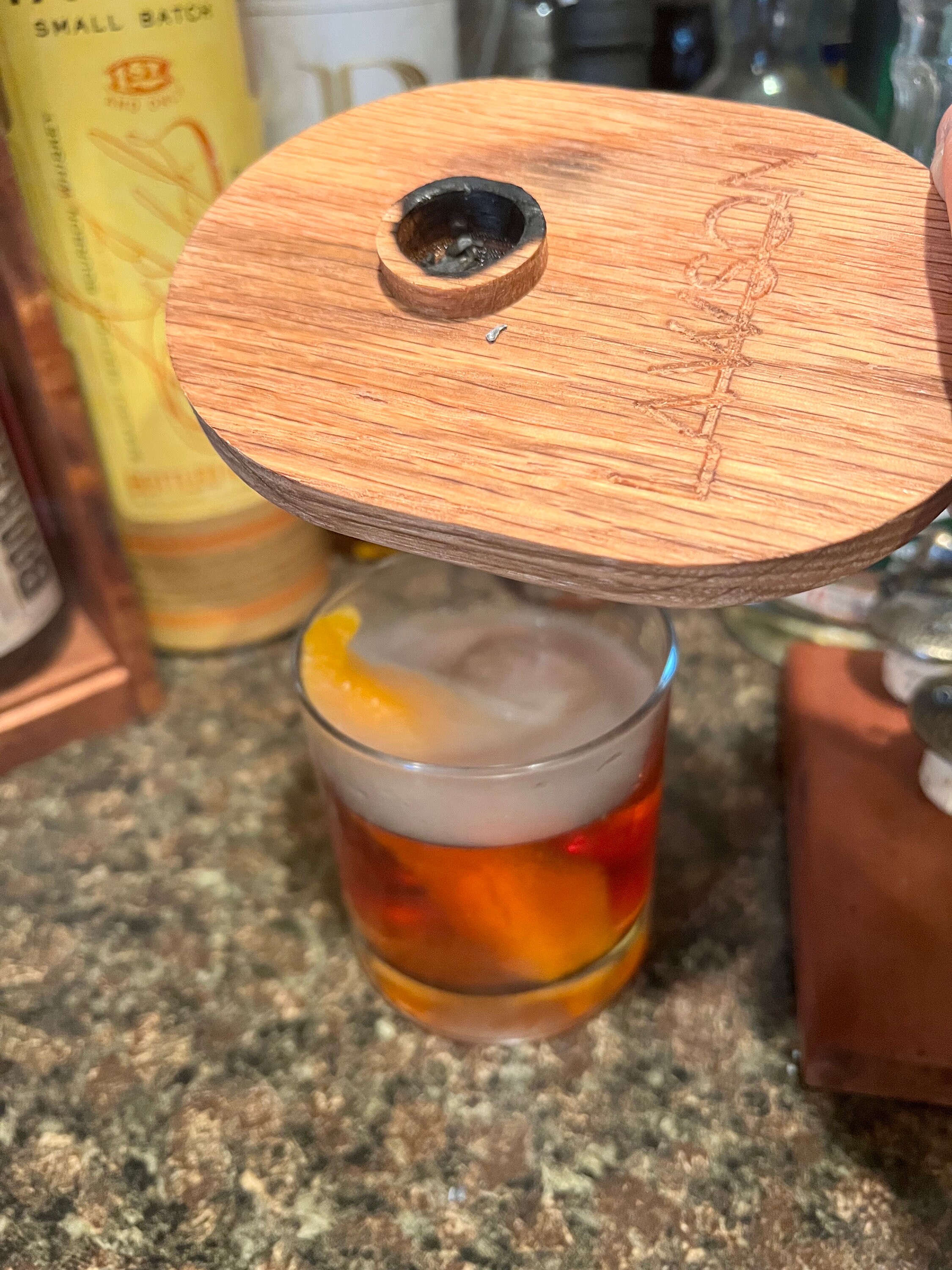 Wood Cigar Ashtray, Personalized Ashtray, Custom Cigar Ashtray