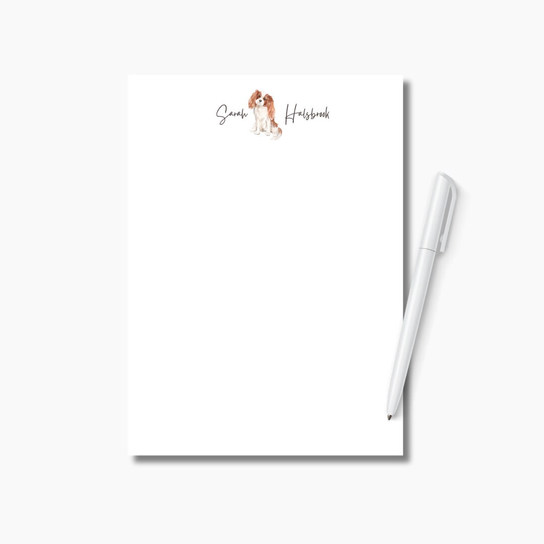 CUSTOM DOG NOTEPAD 5X7 - Etsy