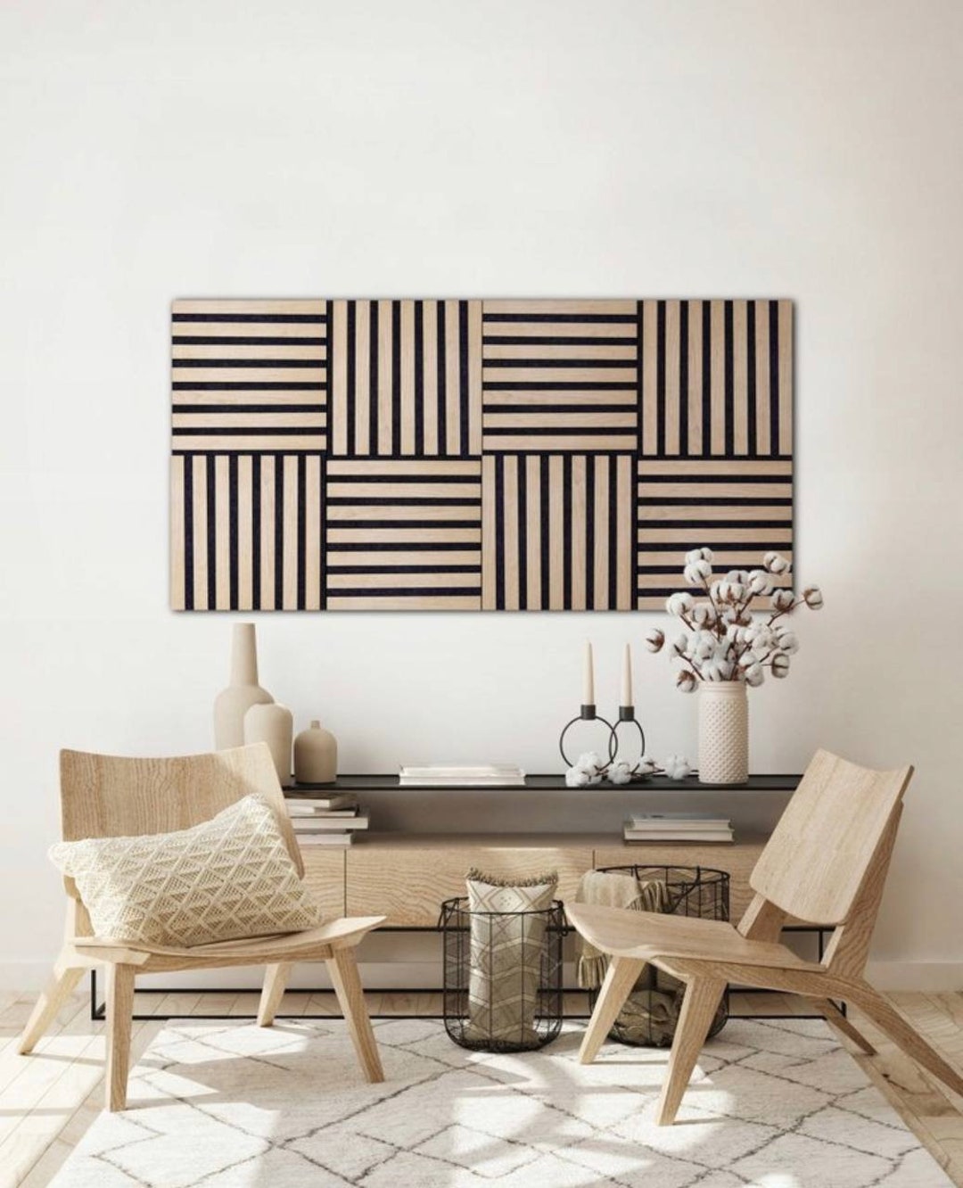 Wood Slat Wall Panels natural 3D Slats Wooden Wall Decor 3d Etsy