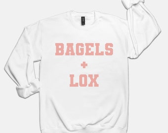 Pink Bagels and Lox Sweatshirt