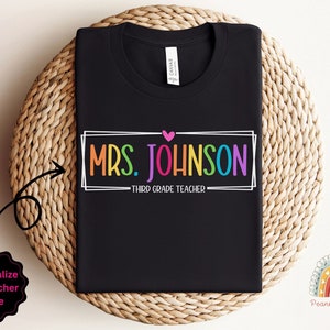 Third Grade Teacher Shirt, Back to School Shirt, Team Shirts Teacher, First Day of School Shirts, Third Grade Shirt, Teacher Shirt