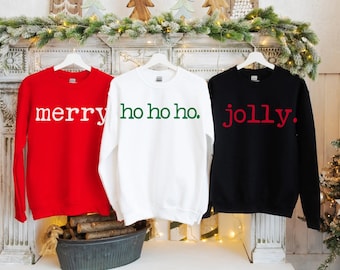 Family Christmas Sweatshirts, Matching Christmas Sweaters, Group Christmas Sweatshirts, Christmas Matching Shirt, Custom Christmas, Merry