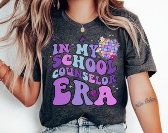 School Counselor Shirt, In My School Counselor Era Shirt, Counselor Gift, Guidance Counselor Shirt, Back to School, Therapist Shirt, Teacher