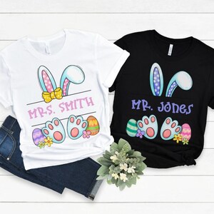 Easter Teacher Shirt, Teacher Bunny Shirt, Custom Easter Teacher Tee, Easter Gift for Teacher, Easter Shirt for Teacher, Personalized Easter