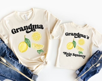 Matching Grandma and Me Shirt, Grandma and Me Tshirts, New Grandma Gift, Baby and Grandma, Gift from Grandma, Mother's Day Gift, Matching