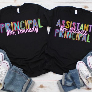 Assistant Principal Shirt, Vice Principal Shirt, Teacher Shirt, Gift for Assistant Principal, Principal Shirt, School Principal Shirt