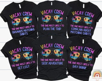 Family Vacation Shirts, Matching Family Vacations Shirts, Custom Vacation Shirt, Family Vacation 2025 Shirts, Funny Vacation, Most Likely To