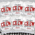 Christmas Crew Pajama Shirts, Matching Christmas Pajamas, Matching Family Christmas Pajamas, Christmas PJS, Making Memories, Retro Christmas