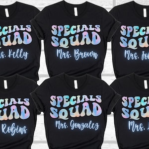 Custom Teacher Shirt, Teacher Team Shirts, Personalized School Shirt, Teacher Gift, Customized Name Teacher Shirt, Elementary Teacher Shirt