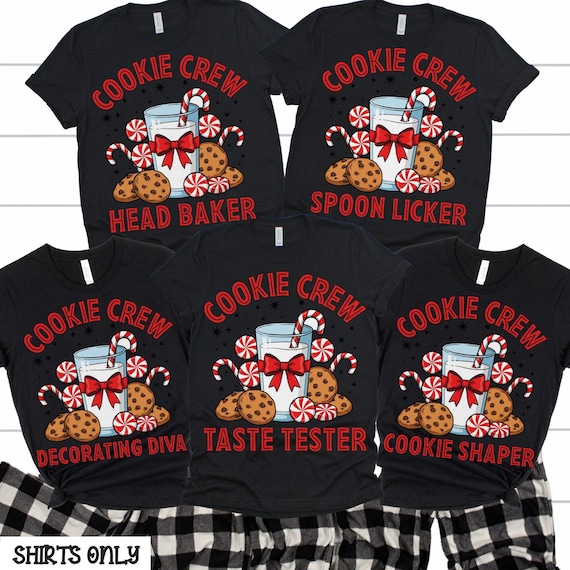 Cookie Baking Crew Shirt, Christmas Cookie Crew, Funny Christmas Shirt, Matching Family Christmas, Family Christmas Shirts, Baking Crew