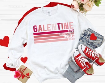 Galentines Day Shirt, Funny Valentine, Valentine Gift for Friend, Galentines Day Gifts, Matching Valentines, Group Shirts, Retro Valentine