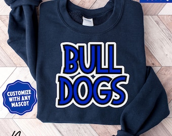 Custom Mascot Shirt, Custom School T-Shirt, Team Mascot Sweatshirt, School Spirit Tee, Teacher Team Shirt, Custom Game Day Tee, Team Sweater