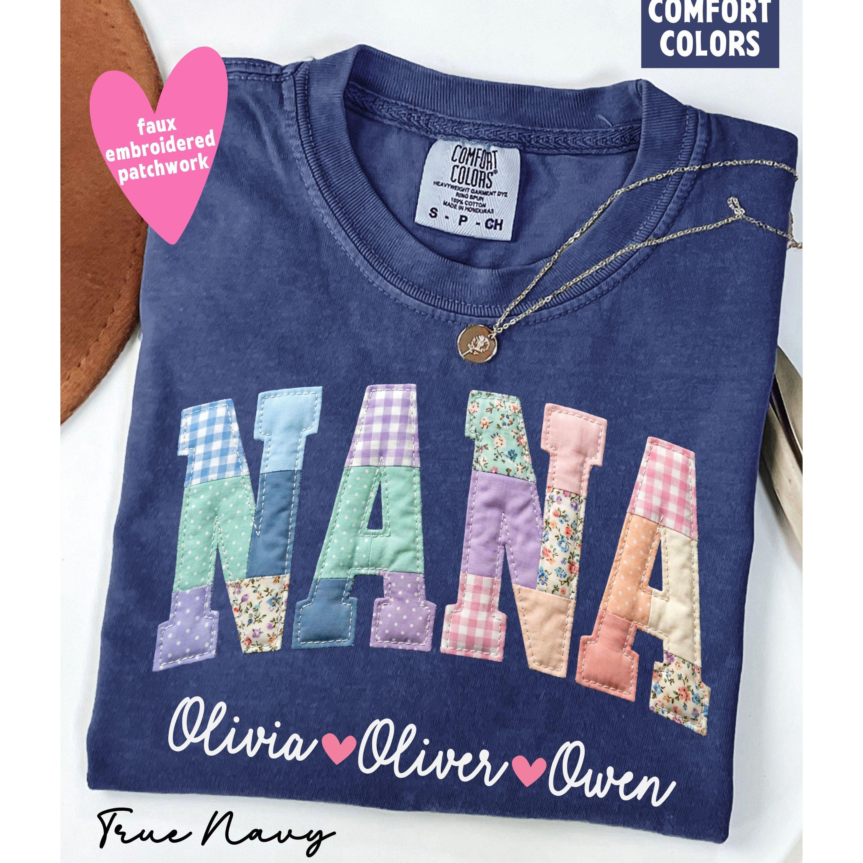 Patchwork Name Shirt - Etsy