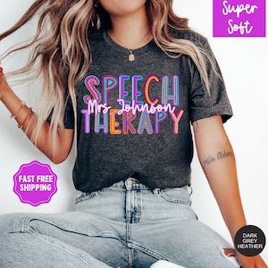 Camiseta personalizada de logopedia, camiseta de logopeda, camiseta de logopeda, camiseta de logopeda, camiseta de logopeda, camiseta personalizada de profesor de logopedia