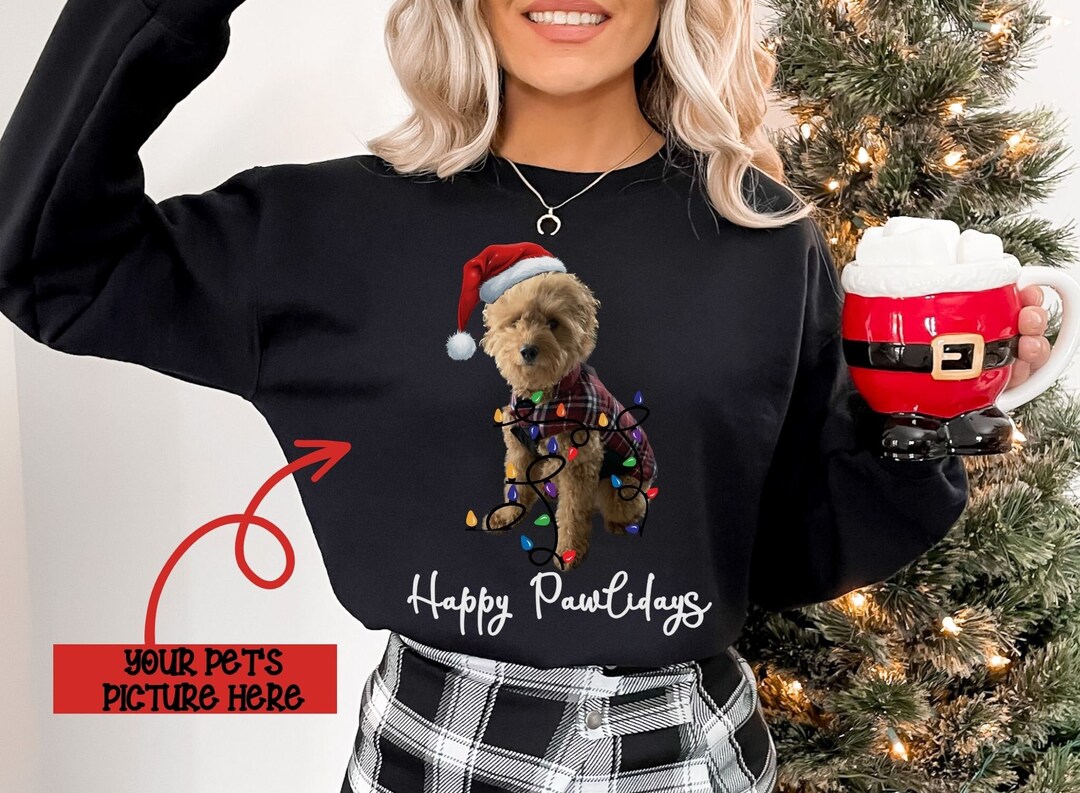 Christmas Dog Sweater, Custom Christmas Dog Shirt, Personalized Christmas Pet Sweater, Custom
