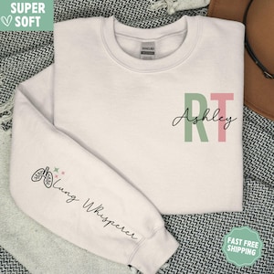 Respiratory Therapist Sweatshirt, Custom RT Sweater, Personalized Respiratory Therapist Shirt, RT Graduation Gift, RT Sweatshirt