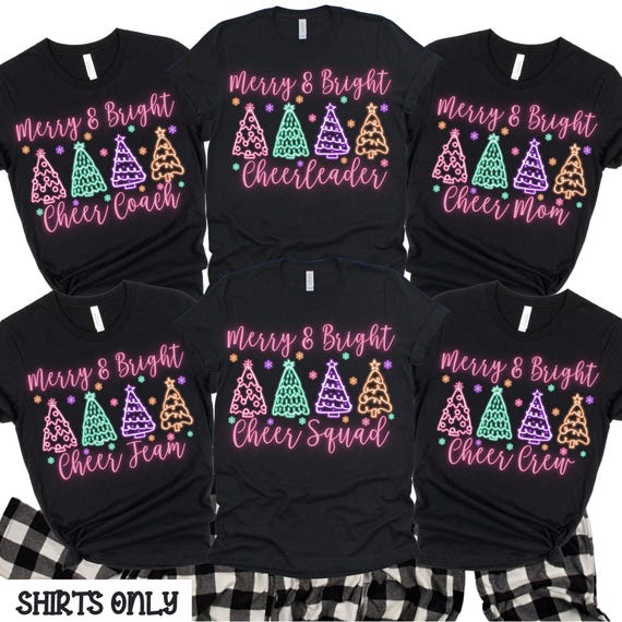 Christmas Cheerleader Shirt, Cheer Christmas Shirt, Cheer Team Christmas Sweatshirt, Gift For Cheerleader, Cheer Mom, Cheer Coach, Merry