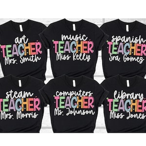 Specials Teacher Shirts, Specials Crew Shirt, Specials Squad Shirt, Custom Teacher Shirt, Teacher Team Shirts, Art Music Computer Media Tee