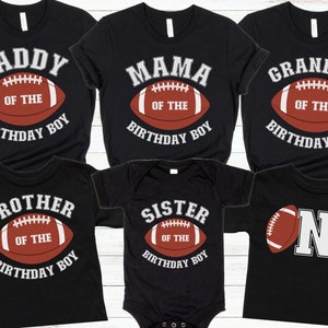 Football First Birthday Shirts, Football Theme Birthday Boy Shirt, Family Matching Football Birthday Shirt, Boys First Birthday